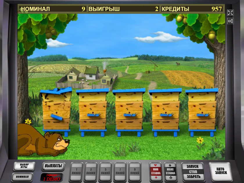 Бонусный раунд Свит Лайф Бонусная игра Медведь и Пчела